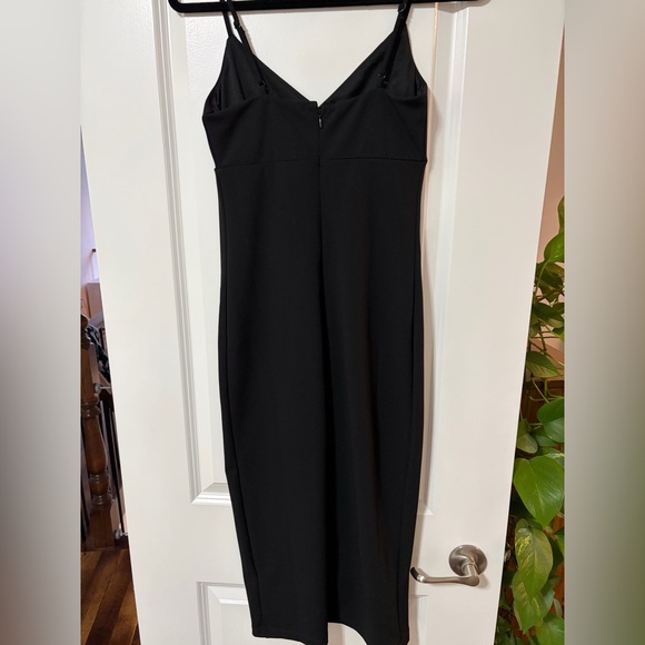 Dynamite v-neck bodycon midi cami dress black size small - Picture 6 of 12